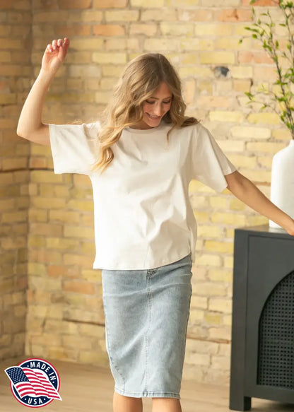 Short Sleeve Essential Relaxed T-shirt - IC Tops