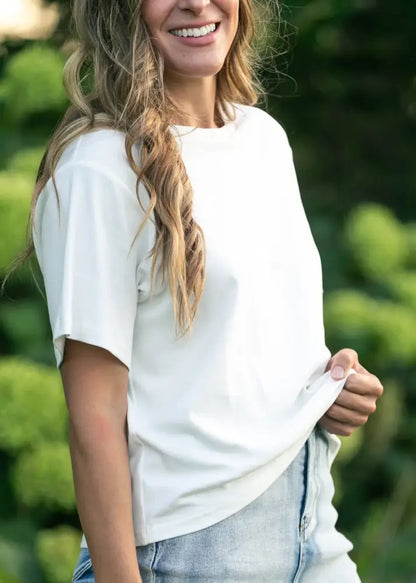 Short Sleeve Essential Relaxed T-shirt - IC Tops
