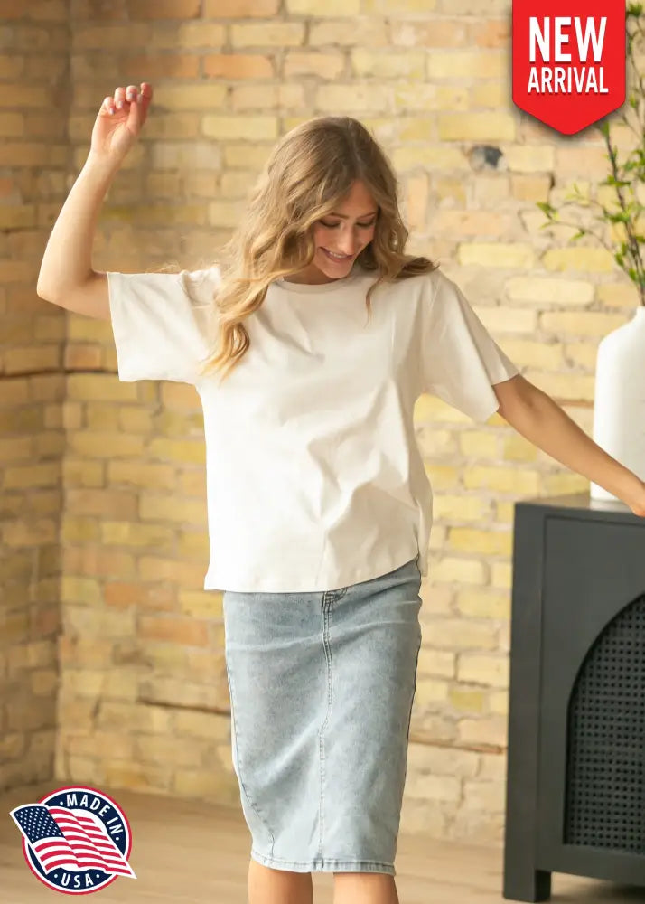 Short Sleeve Essential Relaxed T-shirt - IC Tops