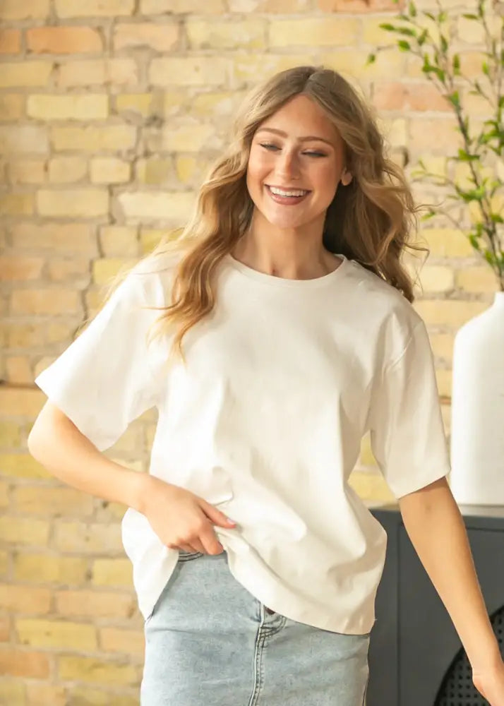 Short Sleeve Essential Relaxed T-shirt - IC Tops
