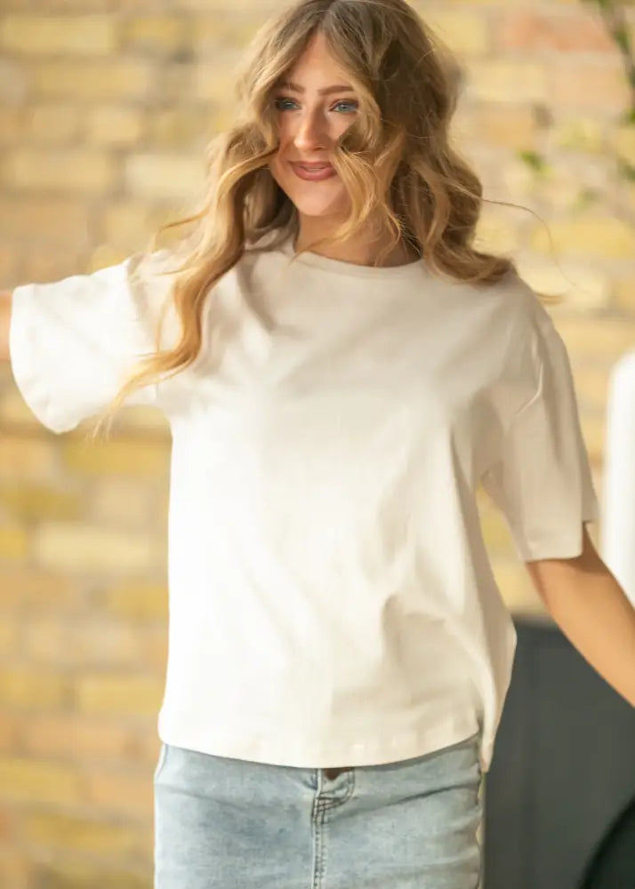 Short Sleeve Essential Relaxed T-shirt - IC Tops