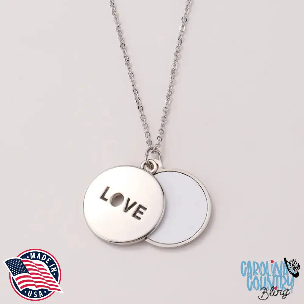 Show Me Your Love - Silver Necklace