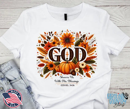 Shower Us With Blessings – Multi Shirt