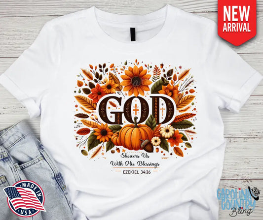 Shower Us With Blessings – Multi Shirt