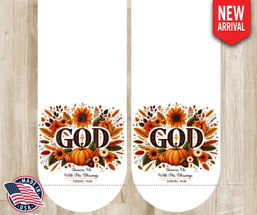 Shower Us with Blessings - Multi Socks