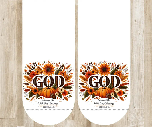Shower Us with Blessings - Multi Socks