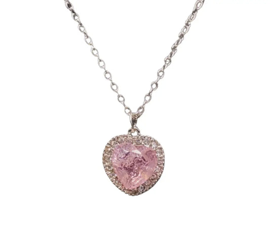 Showing My Love - Pink Necklace