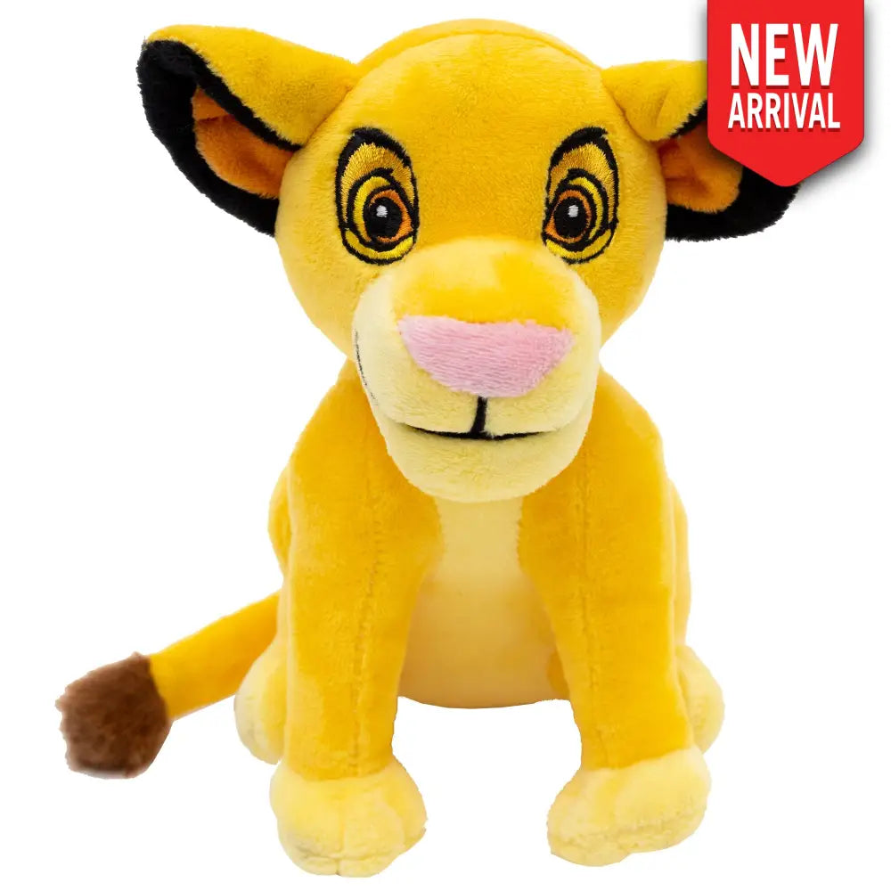 Dog Toy Squeaker Plush - Disney The Lion King Young Simba Full Body Pose Dog Toy Squeaky Plush