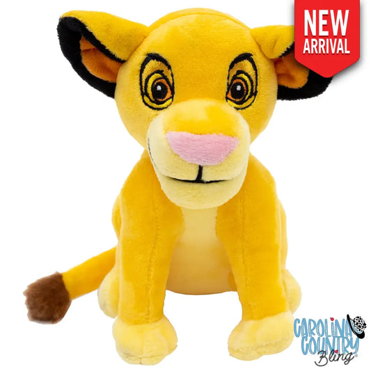 Dog Toy Squeaker Plush - Disney The Lion King Young Simba Full Body Pose Dog Toy Squeaky Plush