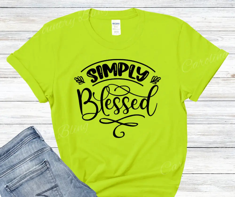Simply Blessed – Multi Shirt
