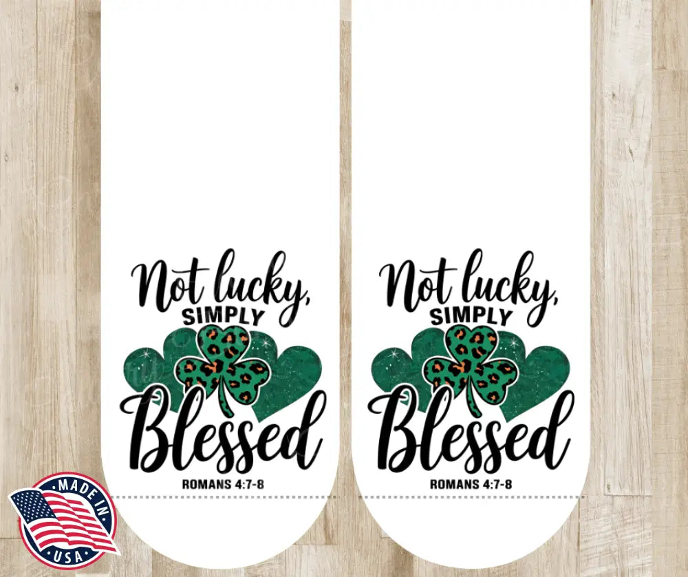 Simply Blessed – White Socks