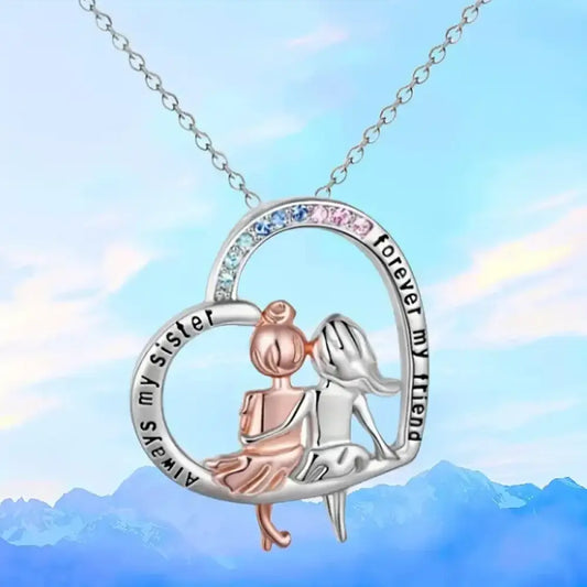 Sister Love – Silver Necklace