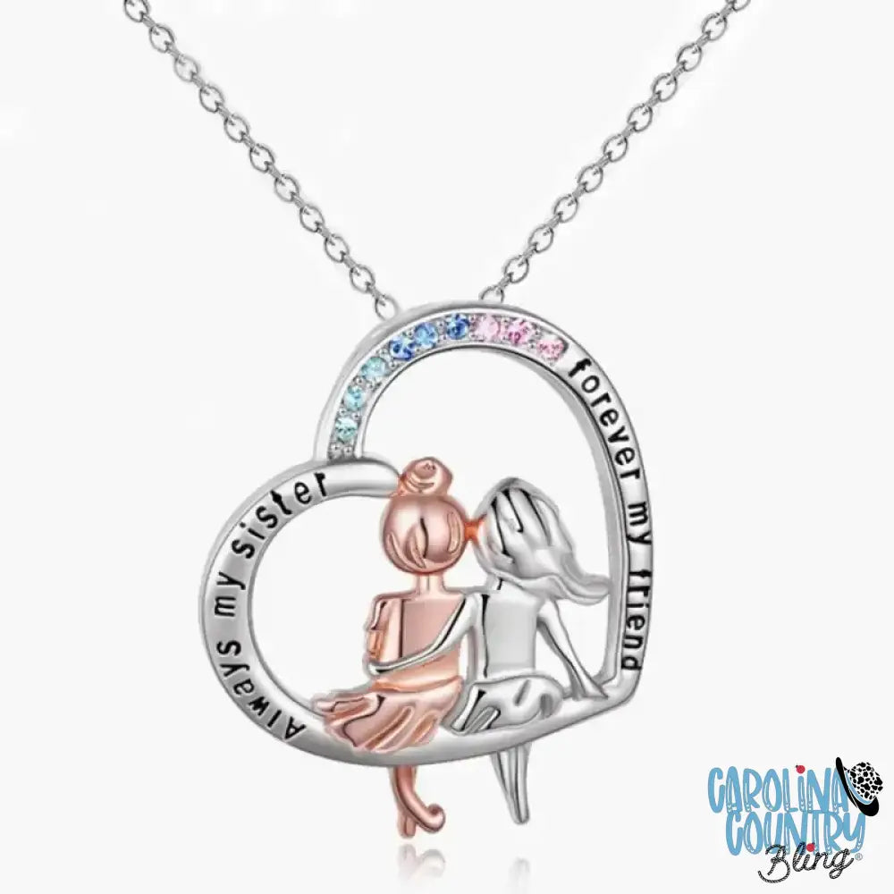 Sister Love – Silver Necklace