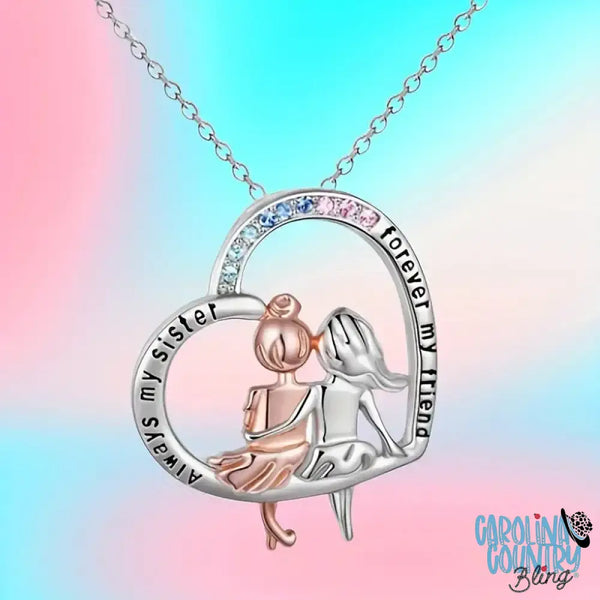 Sister Love – Silver Necklace