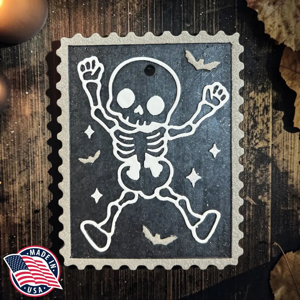 Skelly Stamp Freshie