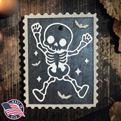 Skelly Stamp Freshie