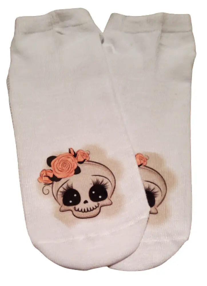 Skullie - White Socks