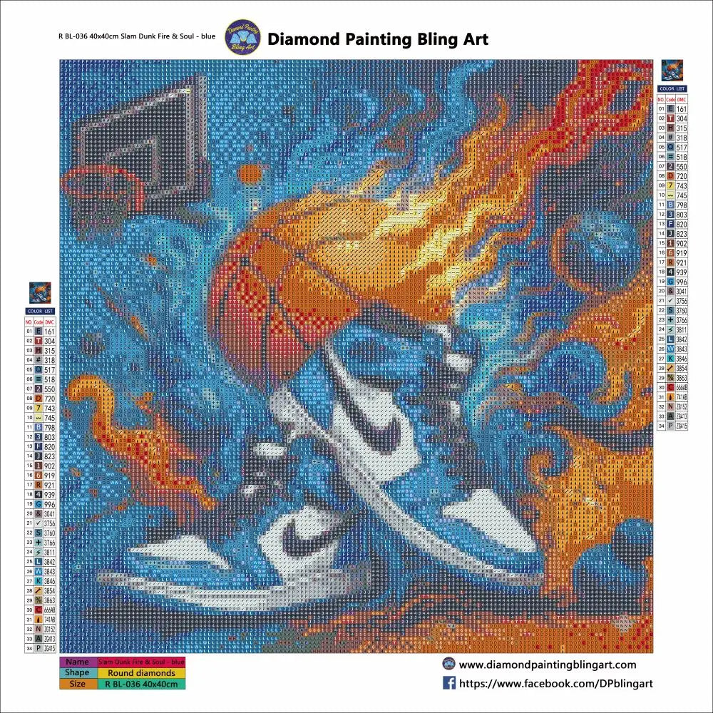 Slam Dunk Fire & Soul - Art & Craft Kits