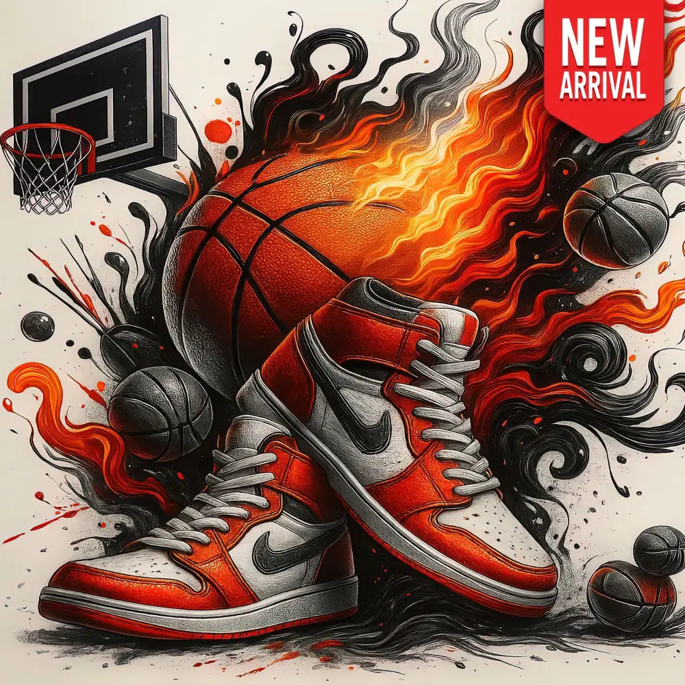 Slam Dunk Fire & Soul - Round / Orange - Art & Craft Kits