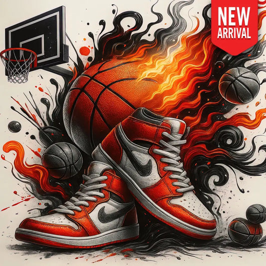 Slam Dunk Fire & Soul - Round / Orange - Art & Craft Kits