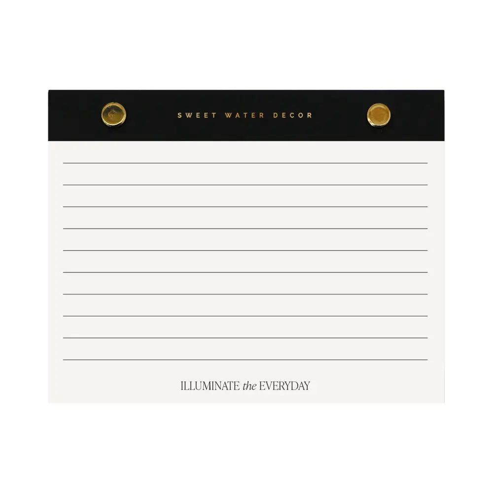 Small Gold Rivet Basic Notepad – Carolina Country Bling
