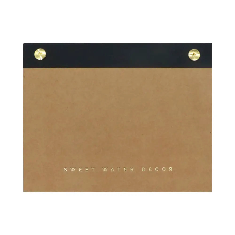 Small Gold Rivet Basic Notepad Notepad