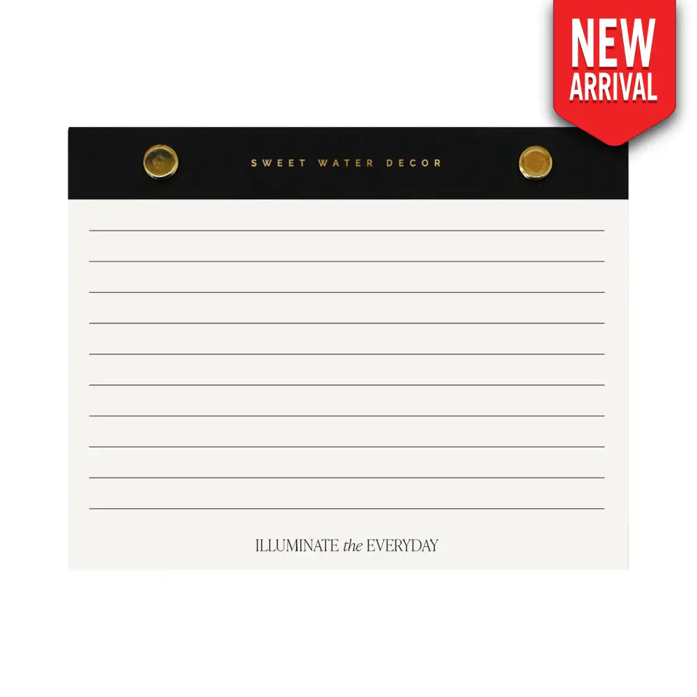 Small Gold Rivet Basic Notepad Notepad