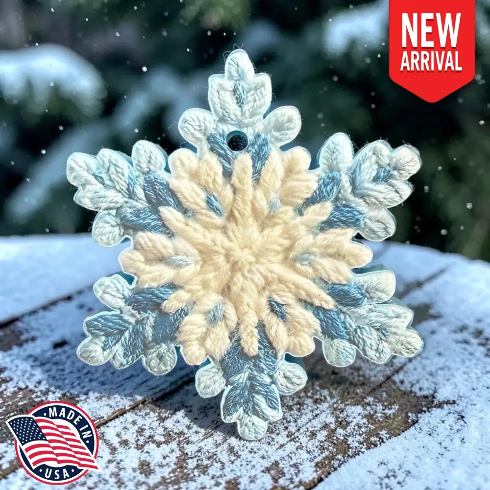 Snowflake Freshie