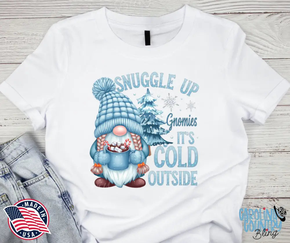 Snuggle Up – White Small / Short Shirt