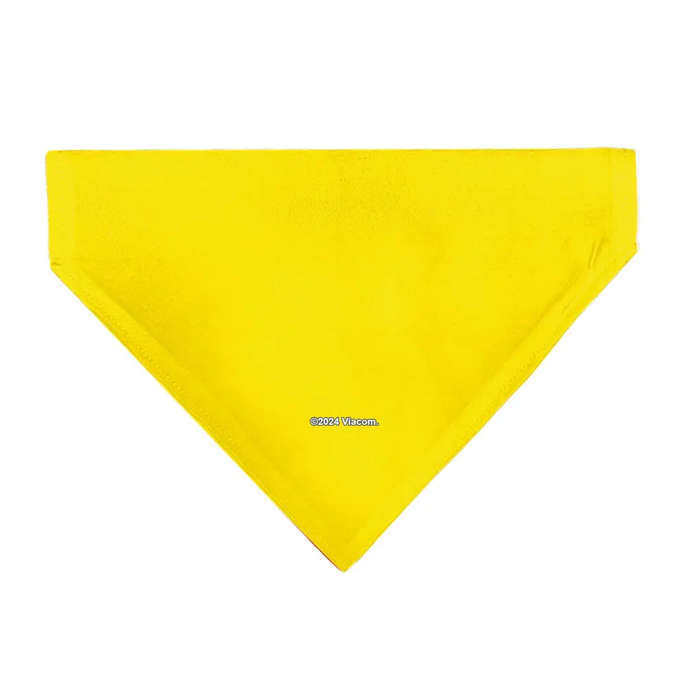 Pet Bandana - SpongeBob SquarePants and Friends SOAK UP POSITIVITY Pose Yellow Pet Bandanas