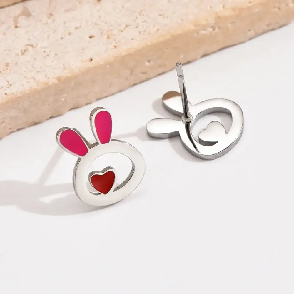 Some Bunny Loves You – Pink Earrings