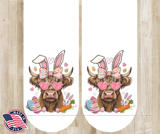 Some Moo Loves You – White Socks