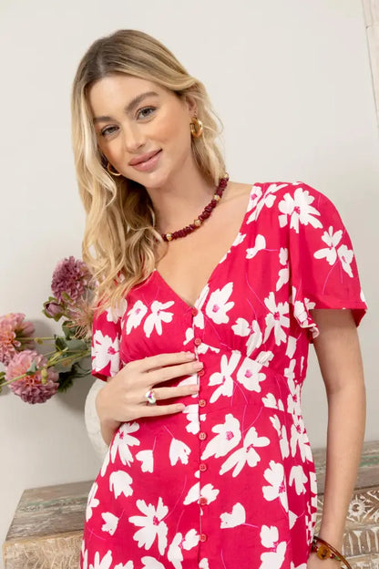 Sophia’s Garden Dress In Pink - Dress & Romper