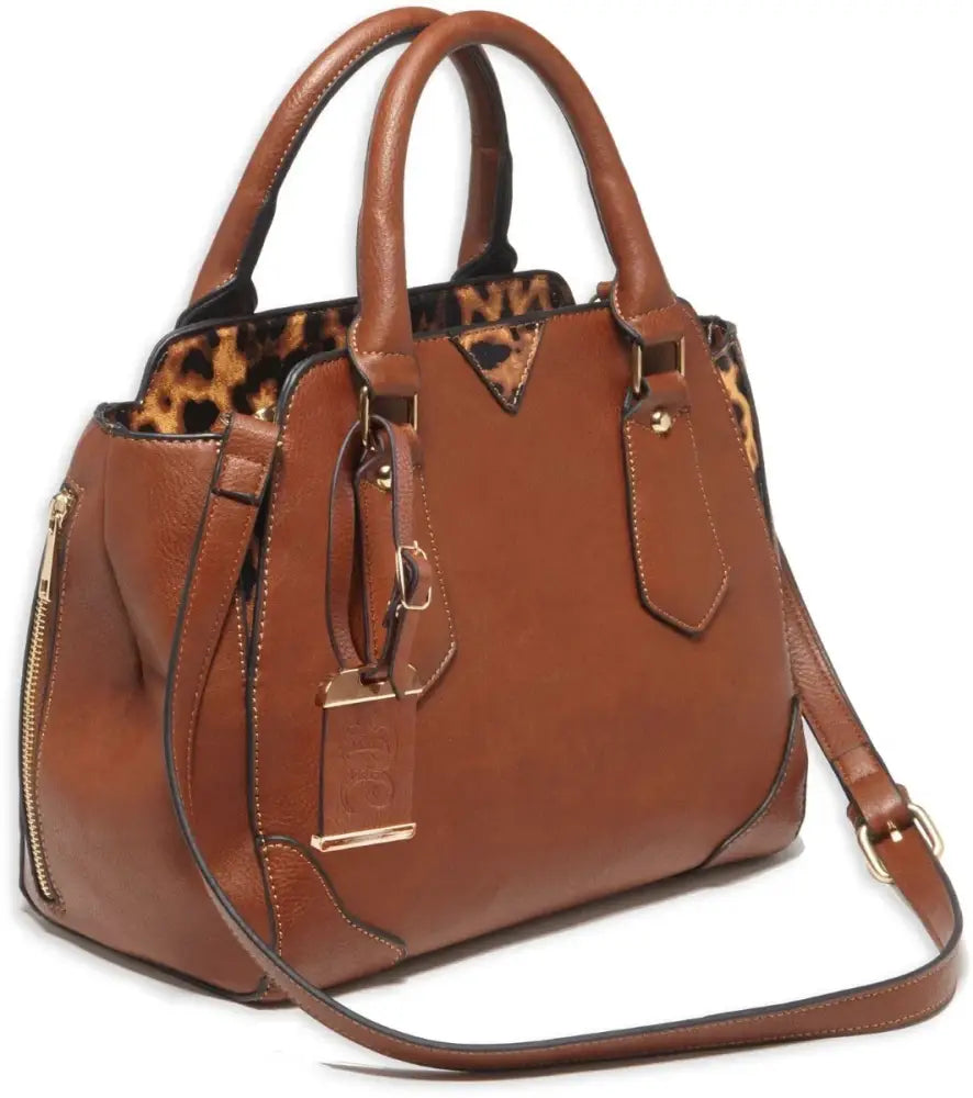 Southern Belle – Brown Satchel Bag