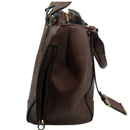 Southern Belle – Brown Satchel Bag