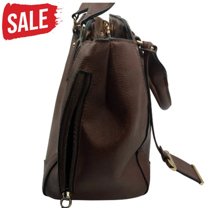 Southern Belle – Brown Satchel Bag