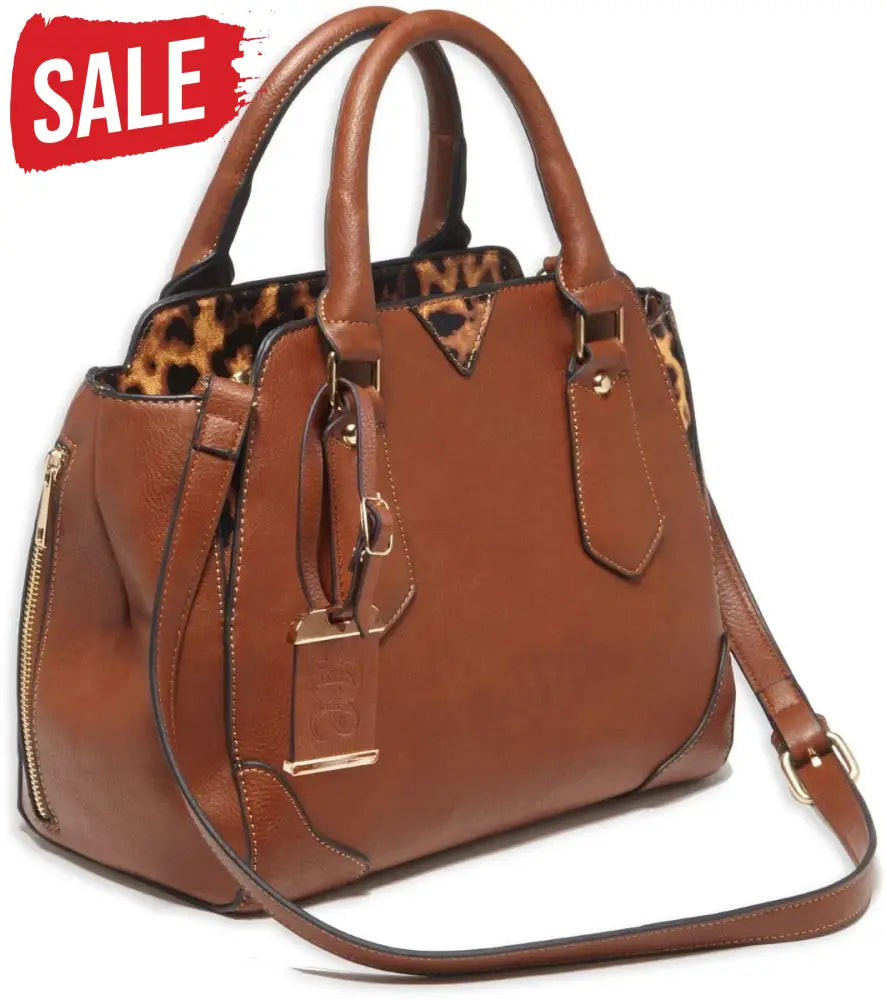 Southern Belle – Brown Satchel Bag