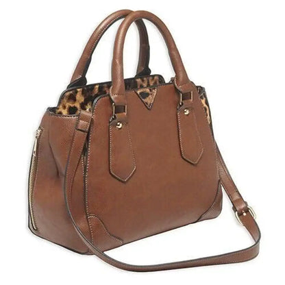 Southern Belle – Brown Satchel Bag