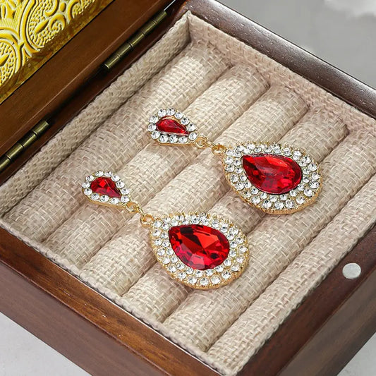 Sparkle And Shine – Red Earrings