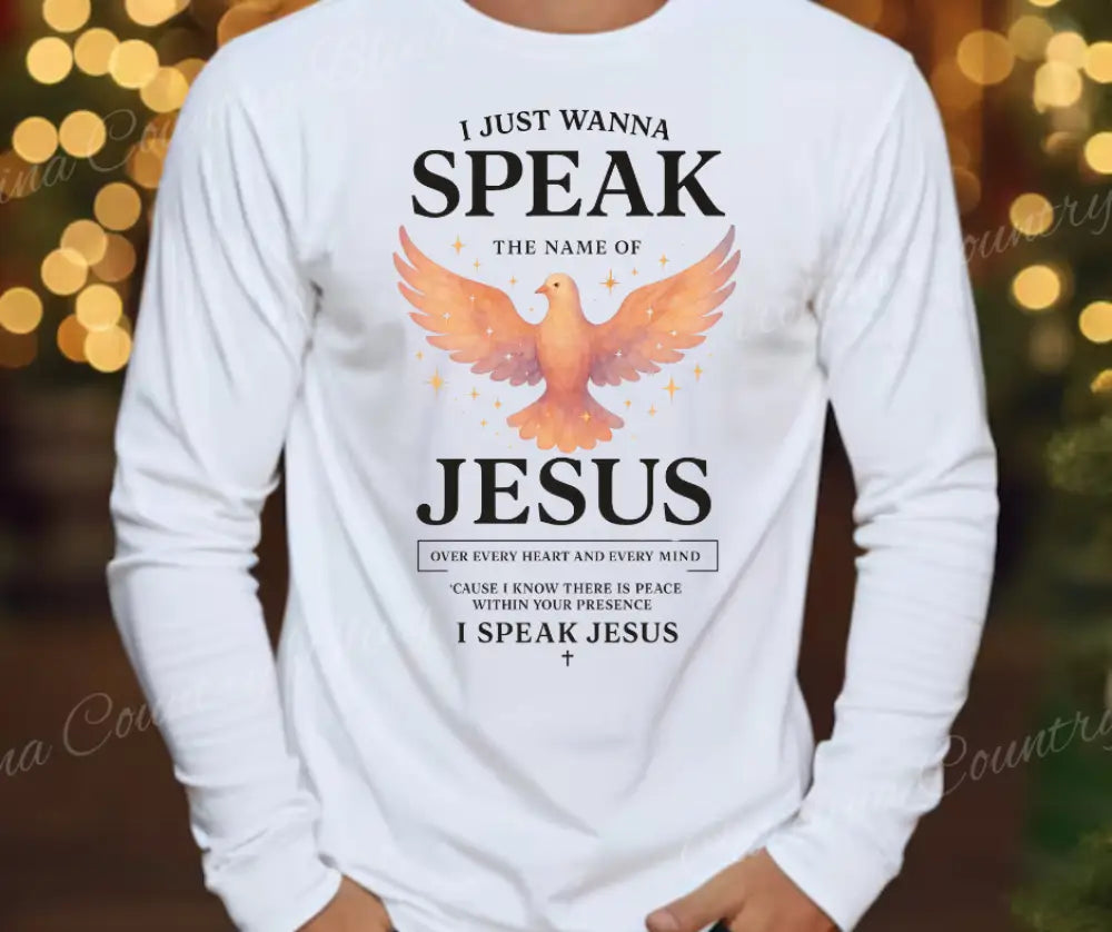 Speak the Name of Jesus - Multi Small / Long Shirt