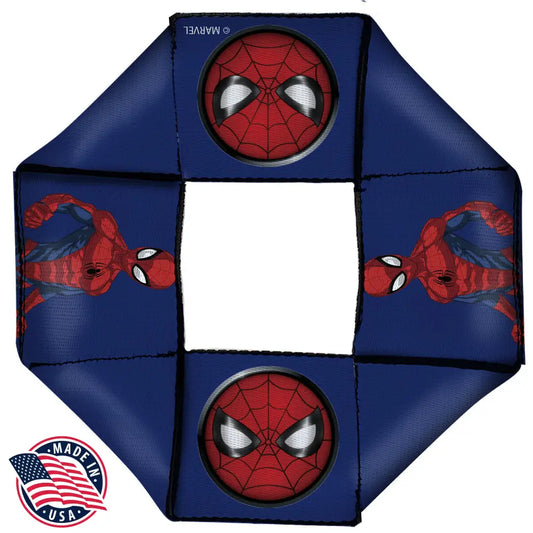 Spider-Man - Multi - Dog Toy Squeaky Octagon Flyer