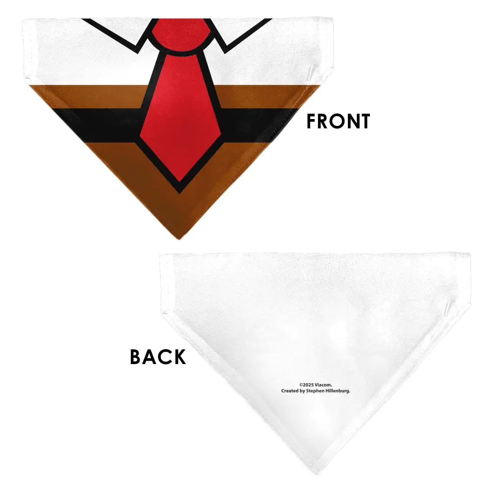 Pet Bandana - SpongeBob SquarePants Tie Outfit Character Close-Up - Pet Bandanas