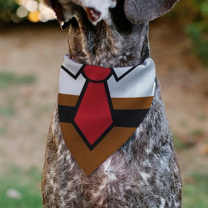 Pet Bandana - SpongeBob SquarePants Tie Outfit Character Close-Up - Pet Bandanas