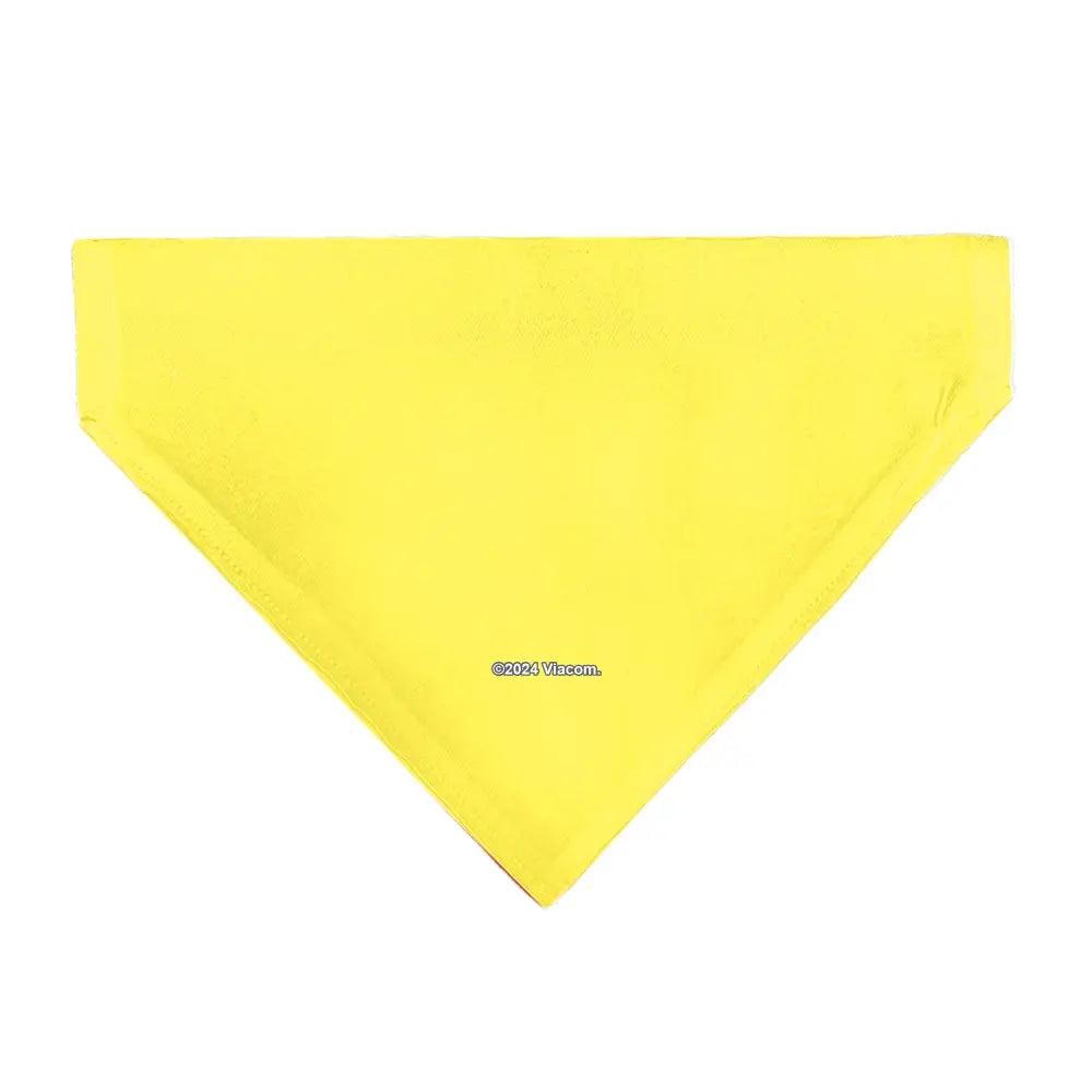 Pet Bandana - SpongeBob SquarePants Face Close-Up Yellow Pet Bandanas