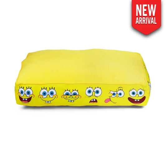Rectangle Pet Bed - SpongeBob SquarePants Expressions Yellow - Pet Beds