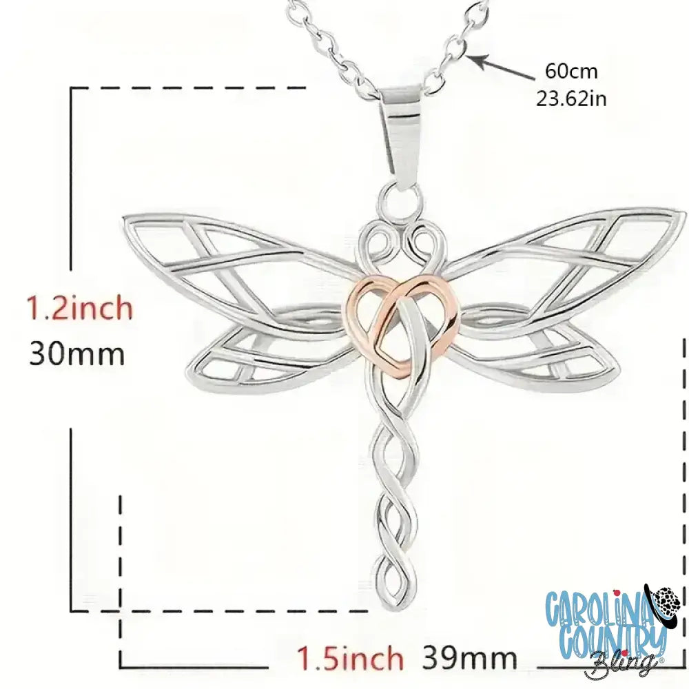 Spread My Wings – Silver Necklace