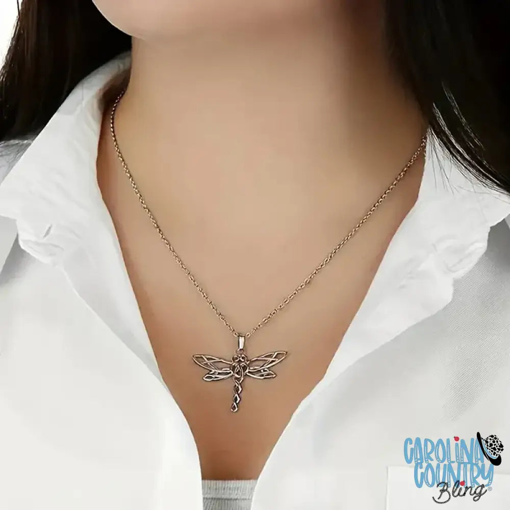 Spread My Wings – Silver Necklace