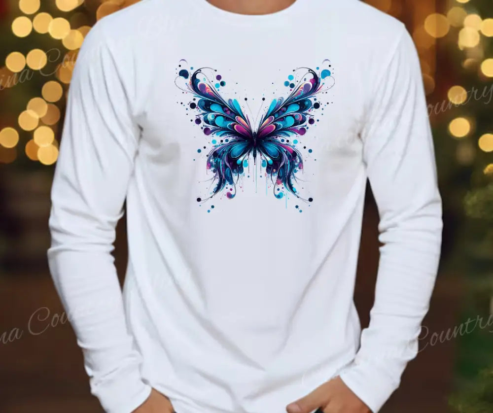 Spreading My Wings – White Small / Long Shirt