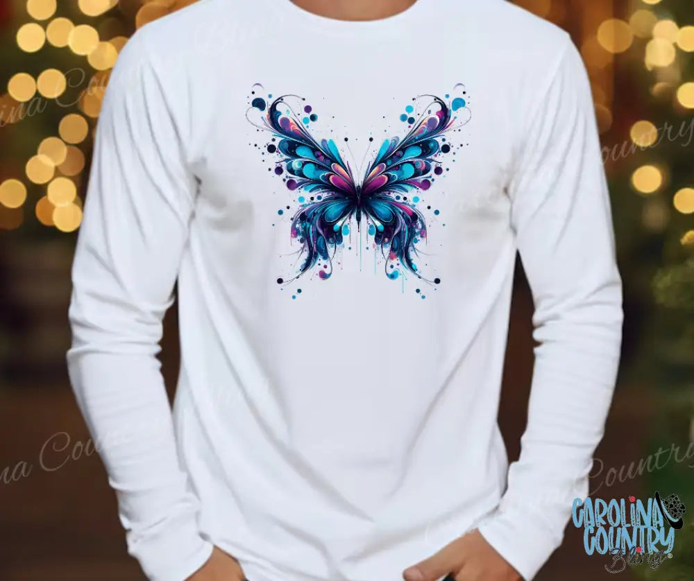 Spreading My Wings – White Small / Long Shirt