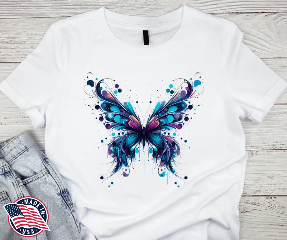 Spreading My Wings – White Small / Short Shirt